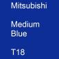 Preview: Mitsubishi, Medium Blue, T18.